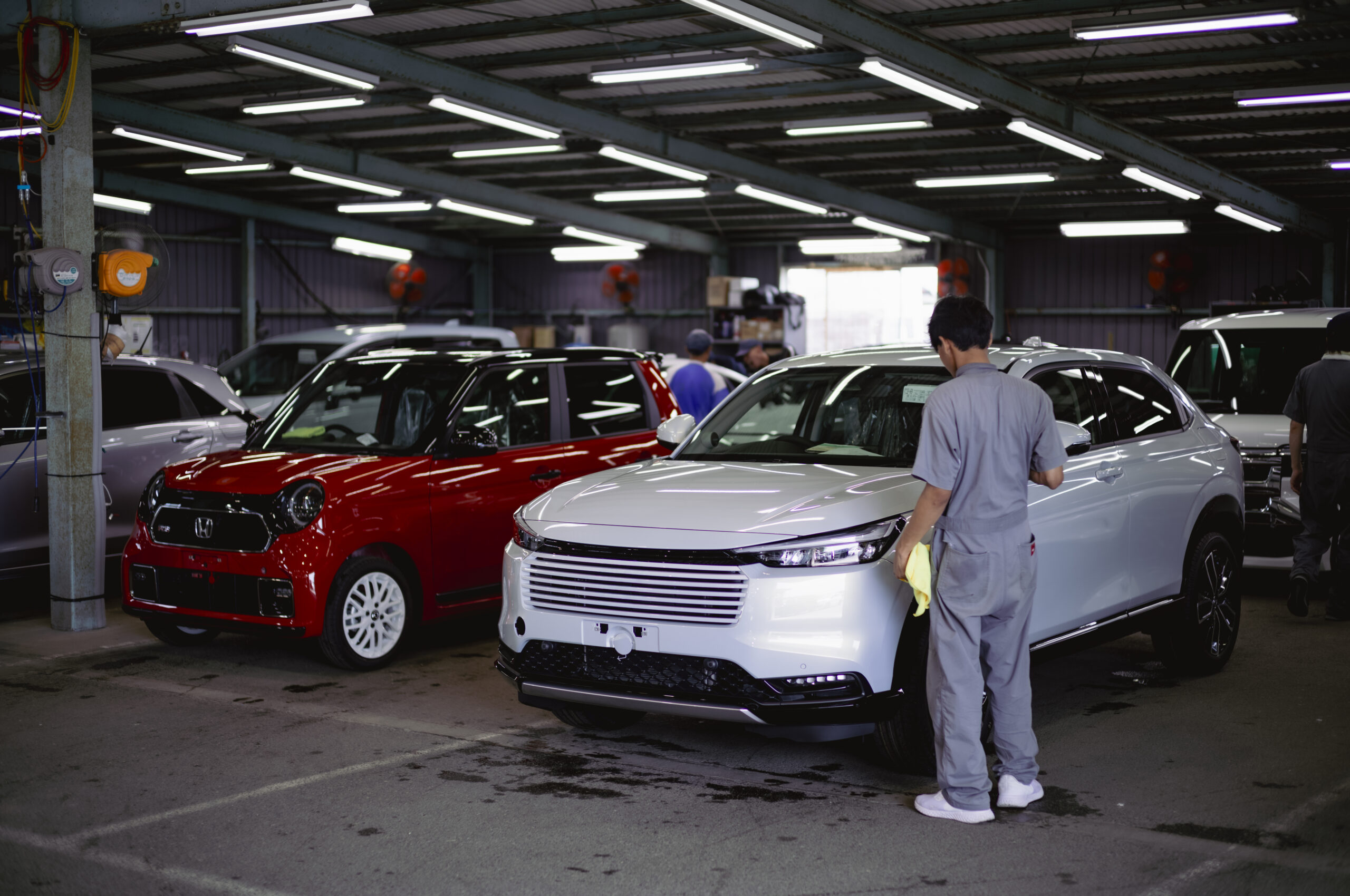 中古車商品化 仕上がった下取り車
